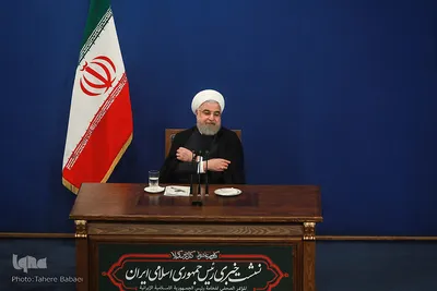 نشست خبری حجت‌الاسلام والمسلمین حسن روحانی، رئیس جمهور