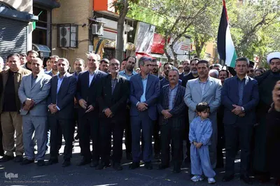 راهپیمایی بشارت نصر در شهرستان اهر