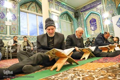 مراسم جزء خوانی قرآن در اهر