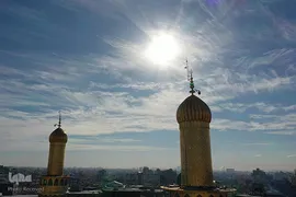 حرم مطهر و نورانی امام موسی کاظم (ع) در شهر کاظمین عراق