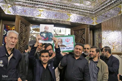 تشییع پیکر سرلشکر شهید مجید خادمی و ۵ تن از شهدای اقتدار در شیراز