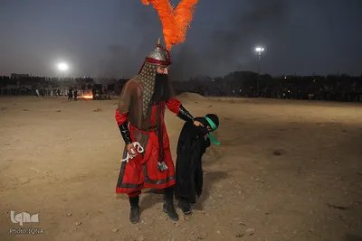 مراسم تعزیه در نوش‌آباد