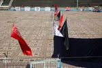 آماده سازی استادیوم تختی مشهد برای برگزاری مراسم دهه اول محرم
