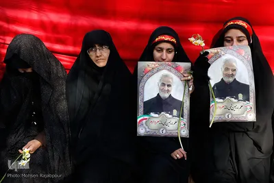 تشییع پیکر مطهر شهید سپهبد سلیمانی در کرمان