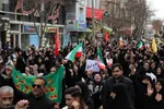 مراسم تجمع مردم اهر در سوگ رهبر شهید انقلاب