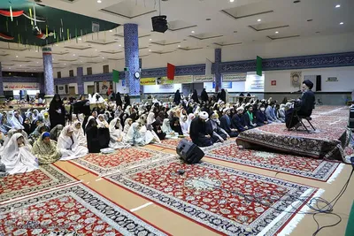 سخنرانی حجت‌الاسلام عبادی در جمع معتکفان بیرجندی
