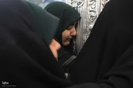 تشرف 313 خادمه حرم امام زاده صالح به قم