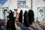 اسکان سیل زدگان در یادمان شهدای هویزه 