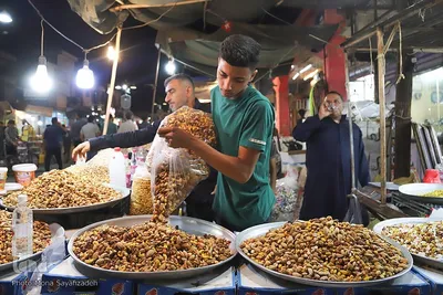 بازار شادگان در آستانه عید فطر