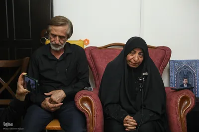 حضور جامعه قرآنی در منزل شهید احسان ذاکری