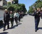 عزاداری خیابانی سالروز ارتحال حضرت امام خمینی(ره) در شهرستان اهر