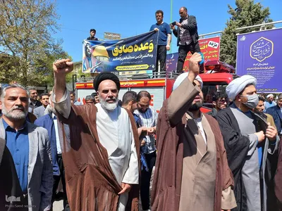تجمع مردمی تا فتح قدس در شهرستان ملایر
