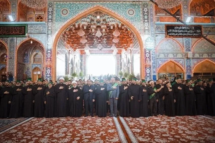 عکس | اقامه عزا در حرم مطهر حسینی در سالروز شهادت امام جواد(ع)