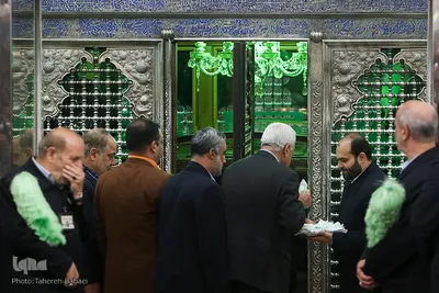 غبارروبی حرم حضرت عبدالعظیم حسنی(ع)