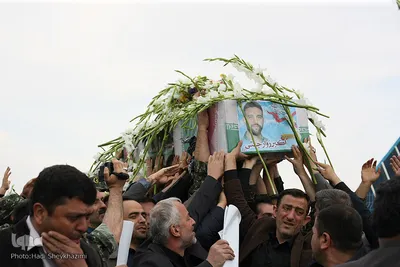 استقبال از شهید مدافع حرم «اکبر زوار جنتی» در تبریز