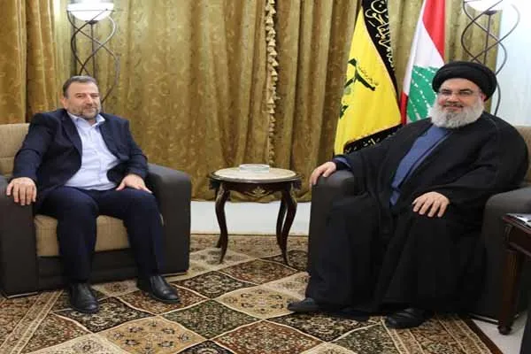 Hasan Nasrullah, Hamas heyeti ile bir araya geldi