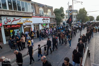 دسته عزاداری هیئت رزمندگان اسلام شهر زنجان