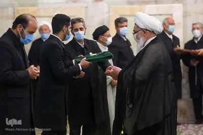 آیین سنتی «صفه» در حرم مطهر رضوی
