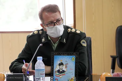 نشست خبری سردار بهدانی فرد فرمانده انتظامی استان یزد‎
