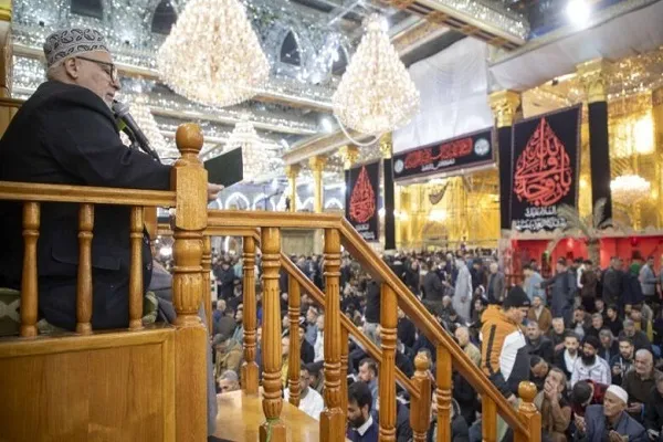 تصاویری از مراسم قرائت دعای کمیل در حرم حضرت عباس (ع)