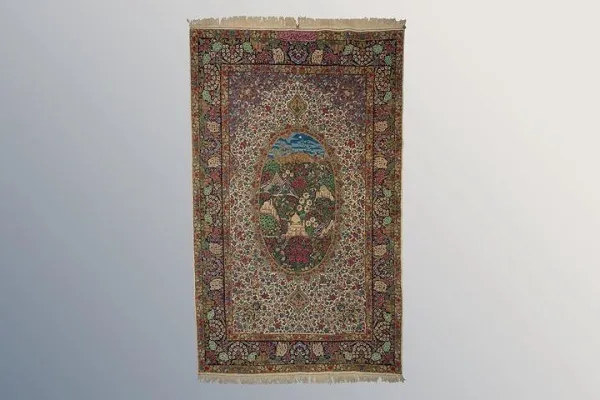 رونمایی فرش کرمانی نادر در موزه الکفیل در روز جهانی هنر اسلامی
