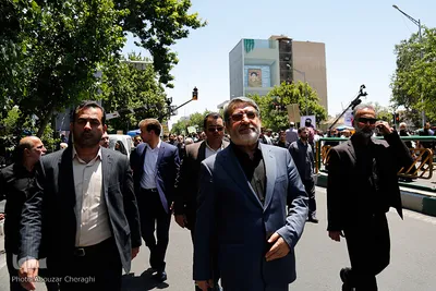 عبدالرضا رحمانی فضلی در راهپیمایی روز قدس