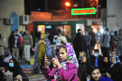 جشن نیمه شعبان در حرم علی بن مهزیار