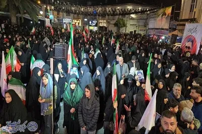 حماسه آفرینی مردم بابلسر همزمان با حمله رژیم امریکایی صهیونیستی به شهر بابلسر 