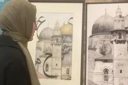 قدس ترک آرٹسٹ کی نگاہ میں + تصاویر