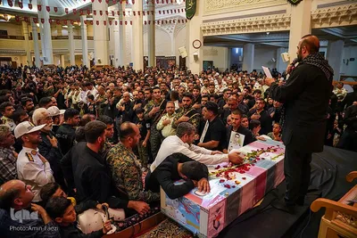 وداع با شهید «مهدی الله‌‌پور» در حرم شاهچراغ(ع)‎