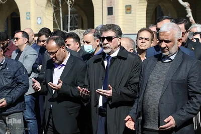 
مراسم خاکسپاری سفیر سابق فلسطین در بهشت زهرا
