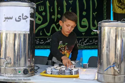برپائی موکب اربعین در ورودی سومین حرم اهل بیت(ع)‎‎