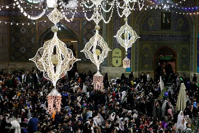 مراسم تحویل سال 1402 در حرم مطهر رضوی