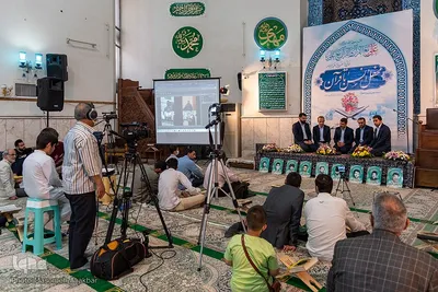 محفل انس با قرآن کریم در مسجد حضرت رسول اکرم (ص)‎‎