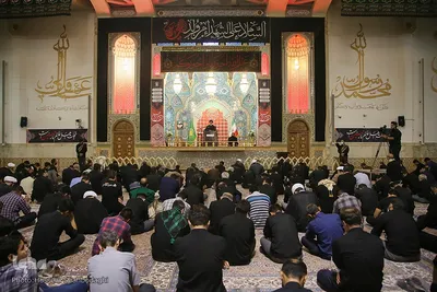 مراسم عزاداری شب دوم محرم در حرم مطهر حضرت معصومه سلام‌الله علیها