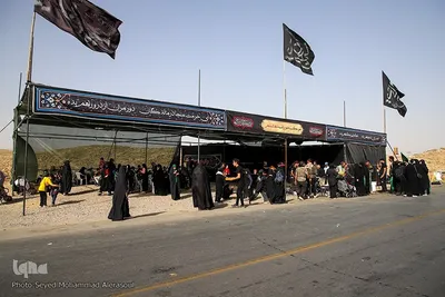 زائران پیاده امام رضا(ع)