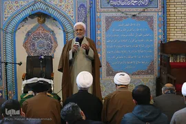 حجت‌الاسلام قربان‌پور، مدیرکل تبلیغات اسلامی استان مرکزی در پالایشگاه نفت امام خمینی(ره) شازند