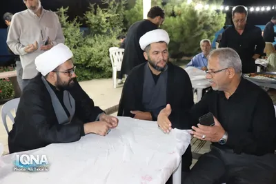 خادمی افتخاری اعضای خانه مطبوعات ملایر در موکب عقیله بنی هاشم