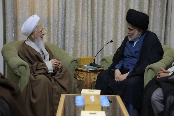 دیدار مقتدی صدر با آیت‌الله جوادی آملی