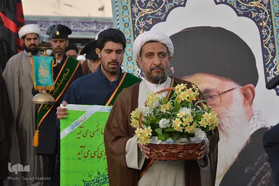 تجدید بیعت طلاب با صاحب الزمان(عج) در مسجد جمکران
