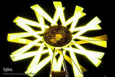 آذین بندی معابر به مناسبت نیمه شعبان- تهران
