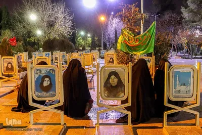 شب یلدا در گلستان شهدا
