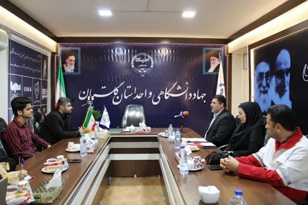 برپایی موکب امدادگران گلستانی در اربعین حسینی