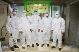جشن نیمه شعبان در کنار بیماران کرونایی