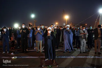 دومین محفل کاروان قرآنی انقلاب بر روی عرشه ناو بندر جمهوری اسلامی