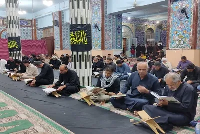 ترتیل خوانی قرآن کریم مسجد جامع الهدی حمیدیه 
