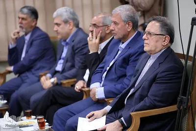 دیدار رئیس‌جمهور و اعضای هیئت دولت با رهبر انقلاب