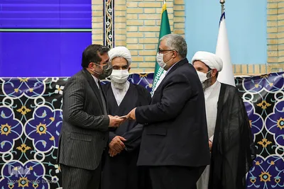 آیین تکریم و معارفه ابوذر ابراهیمی ترکمان و حجت‌الاسلام و المسلمین محمدمهدی ایمانی‌پور