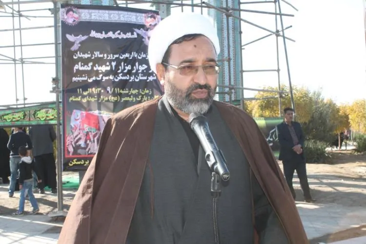 چهارمین سالگرد دو شهید گمنام شهرستان بردسکن برگزار شد