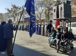 مراسم عزاداری خیابانی شهادت حضرت زهرا(س) در اهر